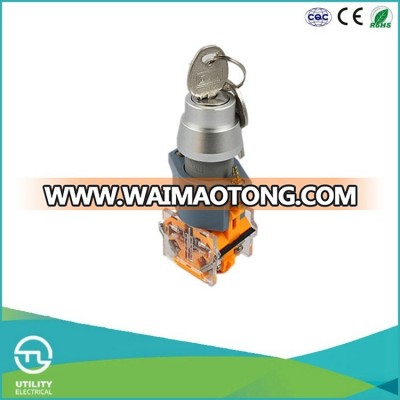 La110-A2-Y Push Buttons Switch Rotary Switch with Key