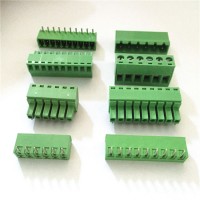 5.08mm Pitch 6 Pin Screw Terminal Block Connector Pluggable Type Green