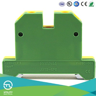 Ground Screw Terminal Block Jut2-6PE Weidmuller Connector